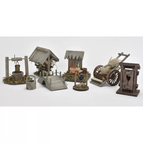 Világító manó tábortűz 8,5cm