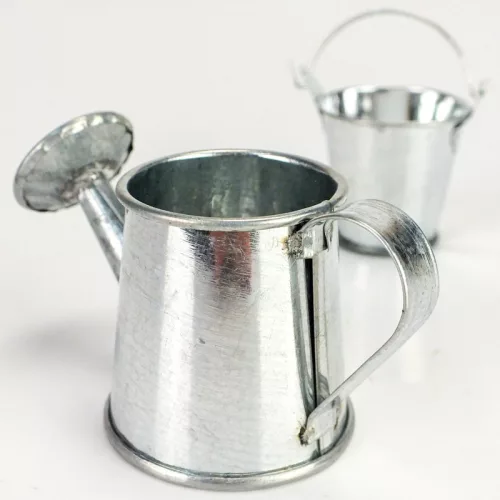 Mini fém locsolókanna 4,5cm