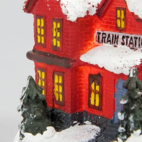 Színes világítós házikó kicsi 12db - OKOS ÁR!