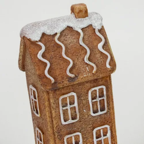 Világítós emeletes mézeskalács ház 1db