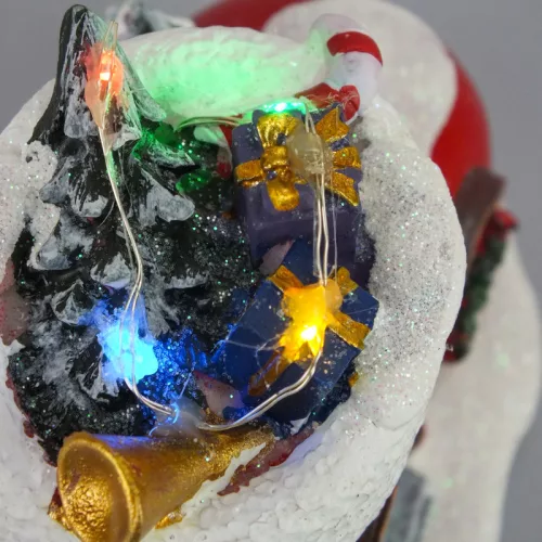 Világítós karácsonyi csizma ház - LED-es téli dekoráció