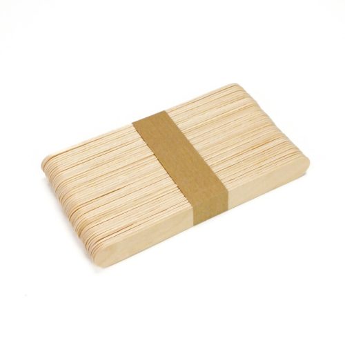 Fa spatula - Nyalókapálcika nyárfából 15cm 50db/csomag