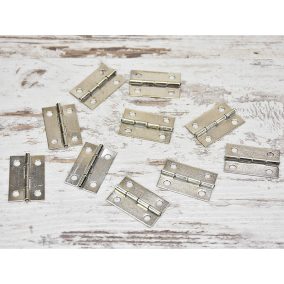   Zsanér ezüst nagy - 270 fokban nyílik (csavar nélkül)! 10db/csomag