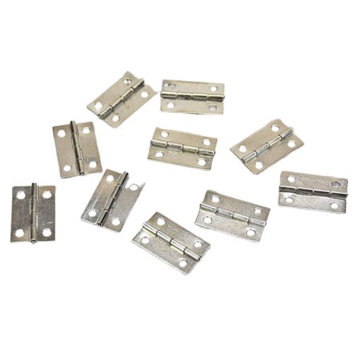 Zsanér ezüst nagy - 270 fokban nyílik (csavar nélkül)! 10db/csomag