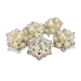 Strasszos gomb 5db/csomag