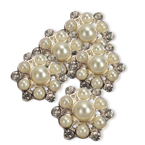 Strasszos gomb 5db/csomag