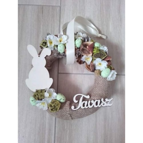 Natúr fa "Tavasz" felirat 15cm 2db/csomag