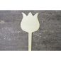 Natúr fa - Beszúrható tábla tulipán 37cm