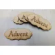Natúr fa - "Advent" fodros tábla 5db/csomag