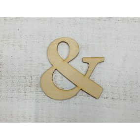 Natúr fa - Betű Carmen 10cm