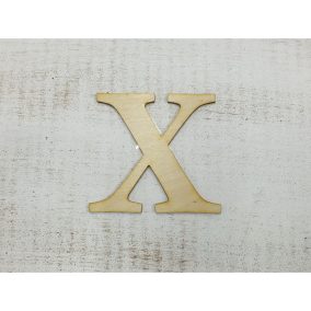 Natúr fa - Betű Carmen 10cm