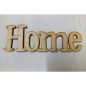 Natúr fa - "Home" felirat 15cm 2db/csomag