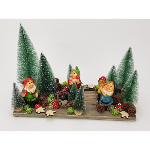 Natúr fa - Falevél 3cm 30db/csomag