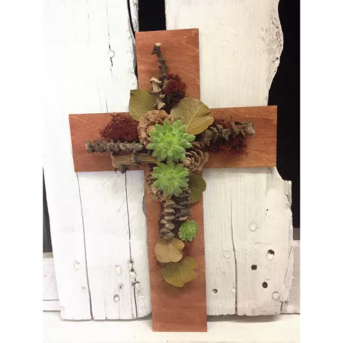 Natúr fa - Kereszt 37cm