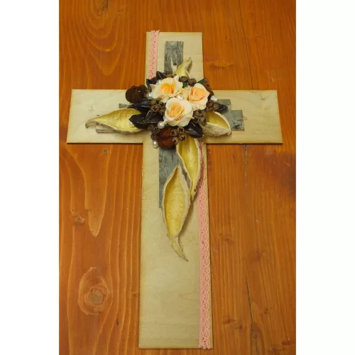 Natúr fa - Kereszt 37cm