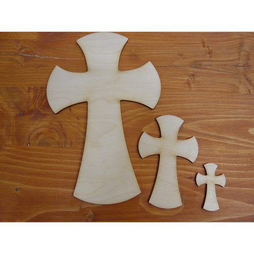Natúr fa - Kereszt 3x5cm 10db/csomag