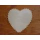 Natúr fa - Fodros szív nagy 19,5cm