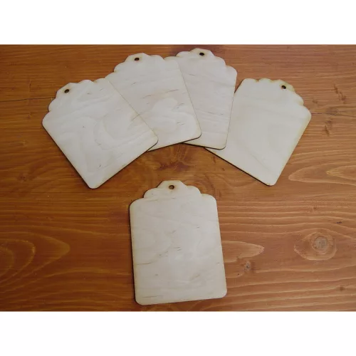 Natúr fa - Scrapbook tábla nagy 9x12,5cm 5db/csomag