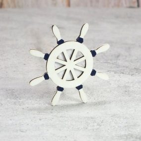 Natúr fa - Hajókormány színes 10cm 1db