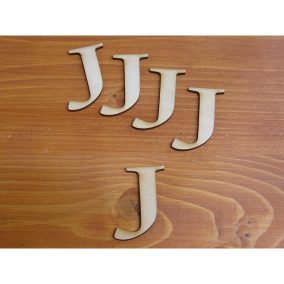 Natúr fa - Betű Carmen 5db/csomag 5cm