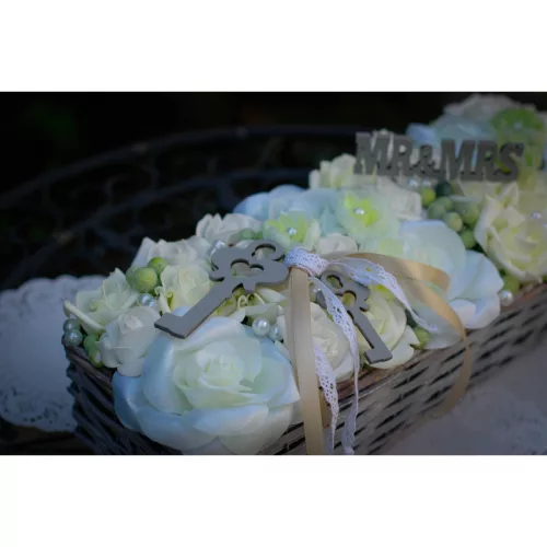 Natúr fa - Kulcs szíves 5db/csomag