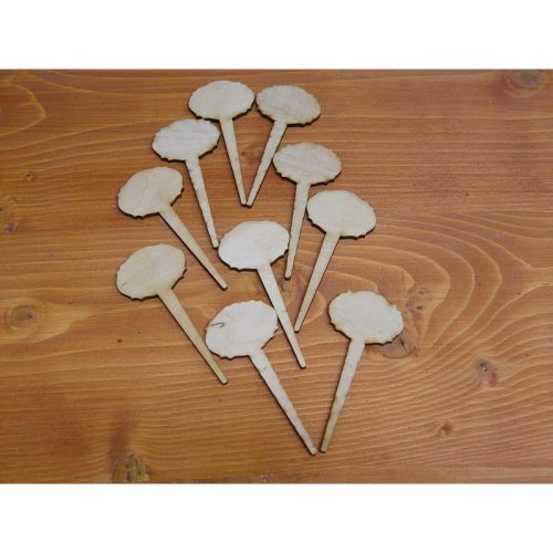 Natúr fa - Beszúrós táblák 4x9cm 10db/csomag