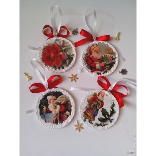 Fa kör lap lyukkal natúr 9cm 5db/csomag