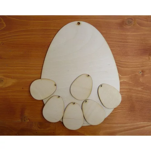 Natúr fa - Tojás 24cm