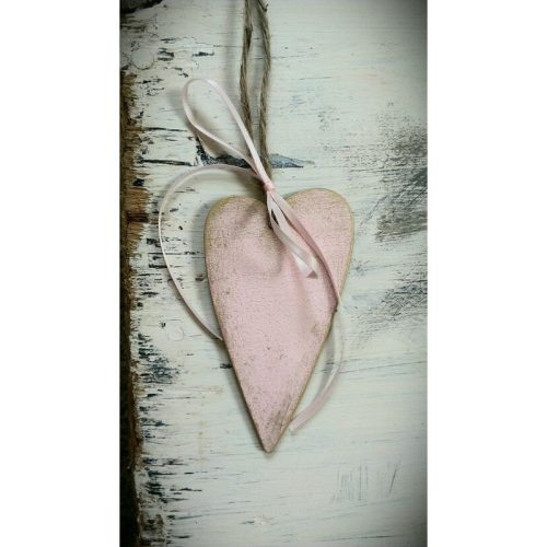 Natúr fa - Szív hosszúkás 10x20cm