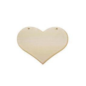 Natúr fa - Szív pufi 18cm