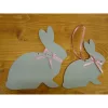Natúr fa - Nyúl ülő lyukkal 10cm 5db/csomag