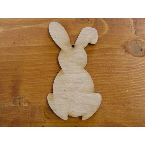 Natúr fa - Nyúl álló 6x10cm 5db/csomag