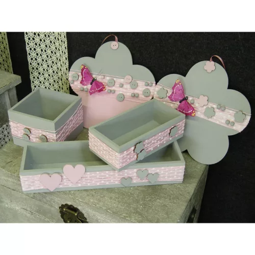 Natúr fa - Virág 24cm