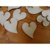 Natúr fa - Francia szív 4,5cm 10db/csomag
