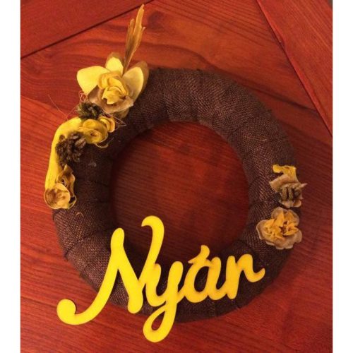 Natúr fa - Nyár felirat 2db/csomag