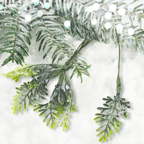 Hamvas zöld pajzsika pick 6 szálas 10db/csomag