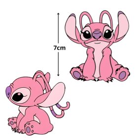 Nyomtatott dekorkarton - Angel figura (Stitch) 2db/csomag