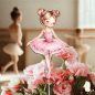 Nyomtatott dekorkarton - Balerina kislány 9x14,5cm