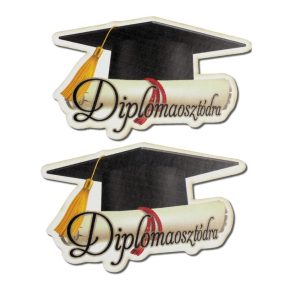 Nyomtatott dekorkarton - Diplomaosztódra 2db/csomag