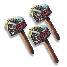 Nyomtatott dekorkarton - Télapó postaládája 3db/csomag