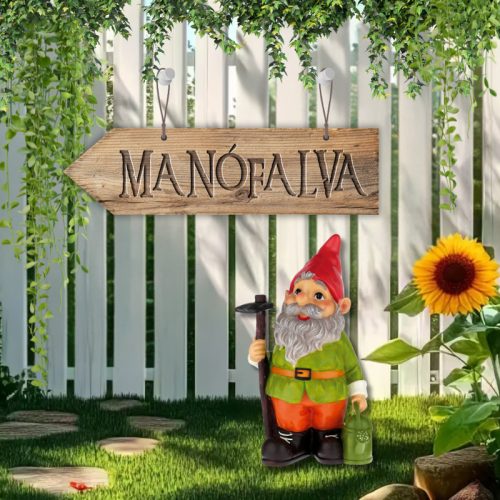 Nyomtatott fa nyíl - Manófalva 30cm