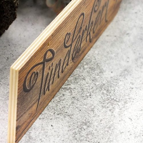 Nyomtatott fa nyíl - Tündérkert 30cm