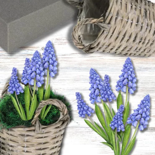 Nyomtatott dekorkarton - Muscari 2db/csomag