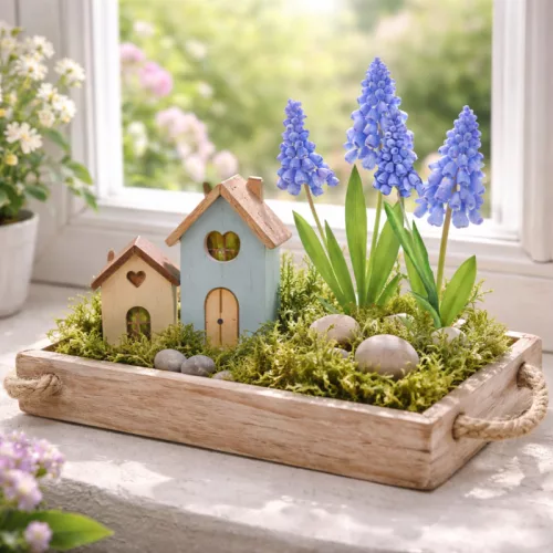 Nyomtatott dekorkarton - Muscari 2db/csomag