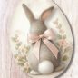Nyomtatott dekorkarton - Nyuszis tojások 6cm 3db/csomag