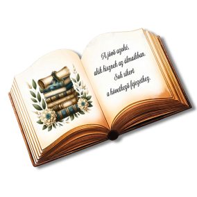  Nyomtatott dekorkarton - Ballagási könyv- A jövö...