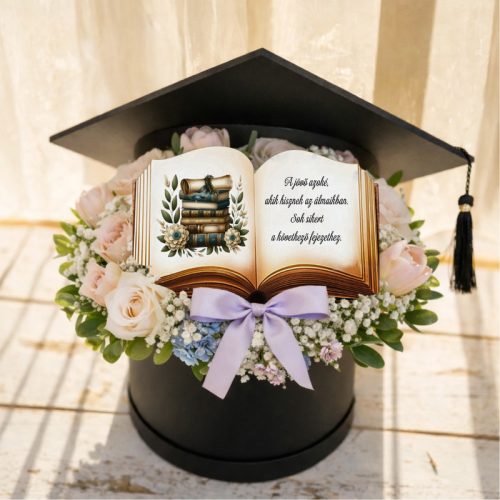  Nyomtatott dekorkarton - Ballagási könyv- A jövö...