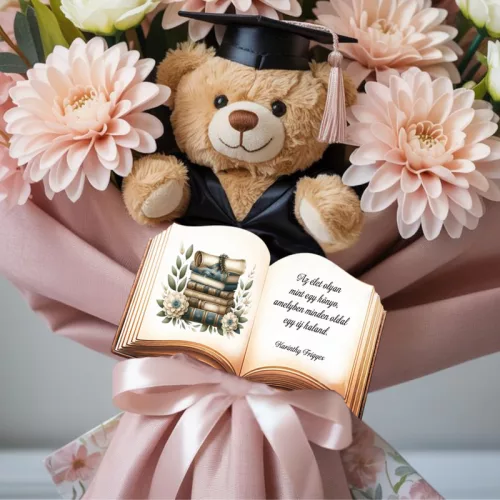 Nyomtatott dekorkarton - Ballagási könyv- Az élet...