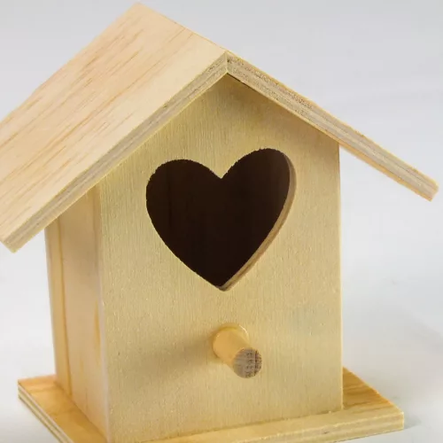 Natúr fa madárházikó mini