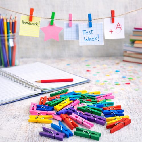  Színes facsipesz 3cm 50db/csomag